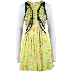 Msgm, Dames, Jurken, Veelkleurig, Maat: XS Poliester,