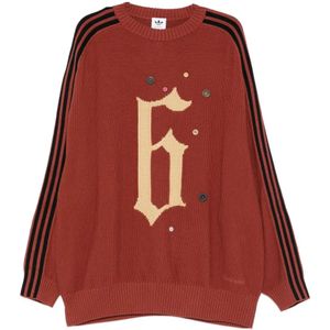 Adidas, Heren, Truien, Bruin, Maat: M Katoen,