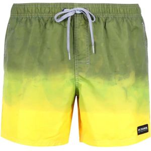 Sundek, Heren, Badkleding, Groen, Maat: L Poliester,