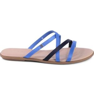 Tommy Hilfiger - Dames Sandalen - Blauw - Polyester