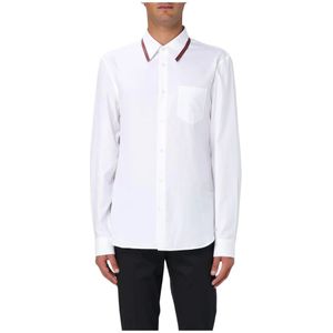 Gucci, Heren, Overhemden, Wit, Maat: L