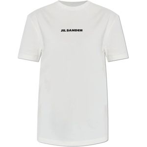 Jil Sander, Dames, Tops, Wit, Maat: S Katoen,