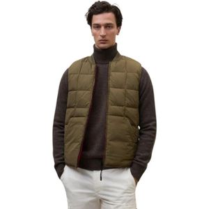 Ecoalf, Heren, Jassen, Groen, Maat: L Leer,