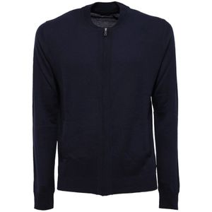 Hosio, Heren, Truien, Blauw, Maat: S Wol,