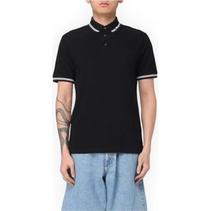 Emporio Armani, Heren, Tops, Zwart, Maat: M