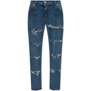 Alexander McQueen, Dames, Jeans, Blauw, Maat: W27