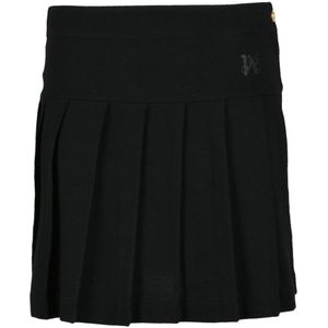 Palm Angels, Dames, Rokken, Zwart, Maat: M Katoen,