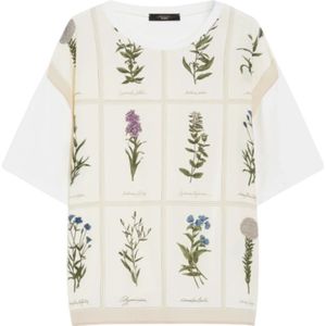 Weekend Max Mara, Dames, Tops, Wit, Maat: XS Zijde,