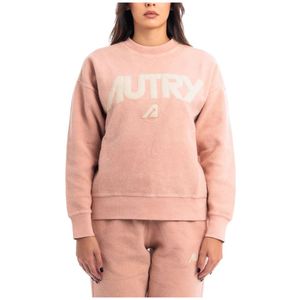 Autry - Felpa Girocollo - Sweatshirt - Roze - Katoen