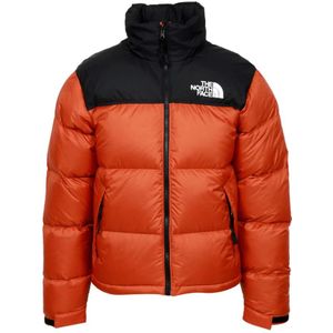 The North Face, Heren, Jassen, Oranje, Maat: M Nylon,