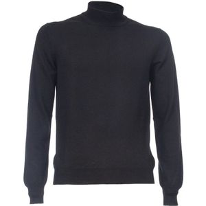 Gran Sasso, Heren, Truien, Zwart, Maat: M Wol,