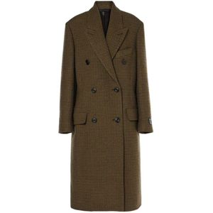 Acne Studios, Dames, Mantels, Bruin, Maat: L Wol,