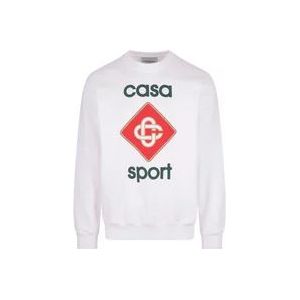 Casablanca Sweatshirts , White , Heren , Maat: L