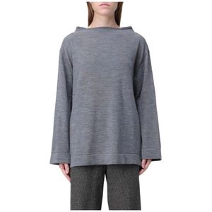 Liviana Conti, Dames, Truien, Grijs, Maat: L Wol,