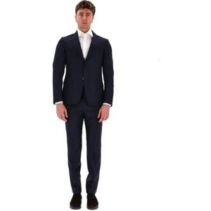 Zegna, Heren, Pakken, Blauw, Maat: L Wol,