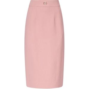 Dolce & Gabbana, Dames, Rokken, Roze, Maat: S