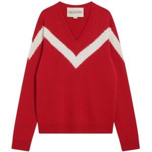 Valentino Garavani, Heren, Truien, Rood, Maat: S