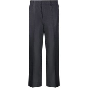 Ami Paris, Heren, Broeken, Zwart, Maat: W42 Wol,