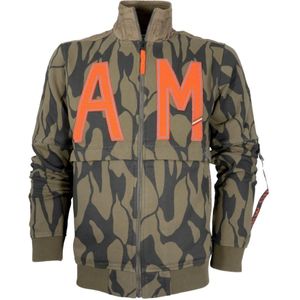 Aeronautica Militare, Heren, Sweatshirts & Hoodies, Groen, Maat: M