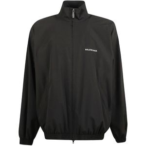 Balenciaga, Heren, Jassen, Zwart, Maat: XS