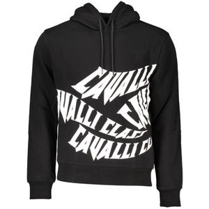 Hoodie - Zwart - AllOver Logo Print - Sweater