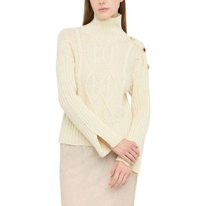 Liu Jo, Dames, Truien, Beige, Maat: L