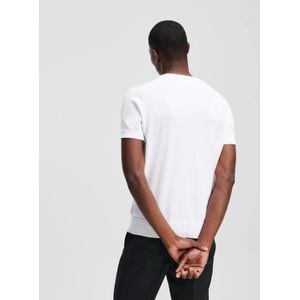 Karl Lagerfeld, Heren, Tops, Wit, Maat: XL Katoen,