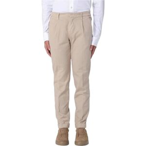 Fay, Heren, Broeken, Beige, Maat: W34 Katoen,