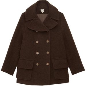 Ines de la Fressange Paris, Dames, Mantels, Bruin, Maat: XS