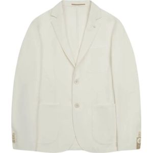 At.P.Co, Heren, Jassen, Wit, Maat: S Leer,