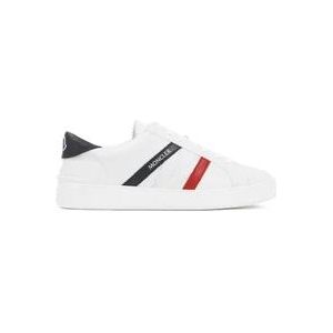 Moncler Witte lage top sneakers , White , Heren , Maat: 43 1/2 EU