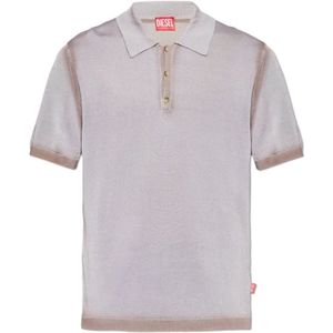 Diesel, Heren, Tops, Paars, Maat: L Katoen,