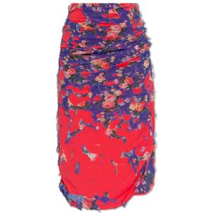 Diesel, Dames, Rokken, Veelkleurig, Maat: XS Viscose,