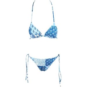 MC2 Saint Barth, Dames, Badkleding, Blauw, Maat: S Polyamide,