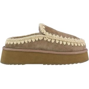 Mou, Dames, Schoenen, Grijs, Maat: 41 EU Suède,