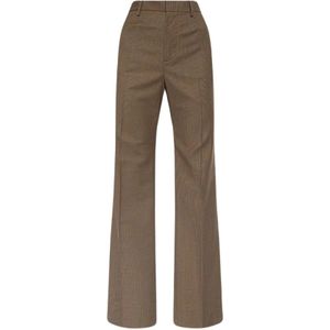 Dsquared2, Dames, Broeken, Bruin, Maat: S Wol,
