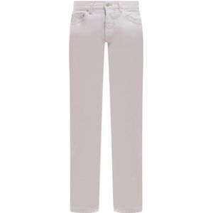 Maison Margiela, Heren, Jeans, Grijs, Maat: W30 Katoen,