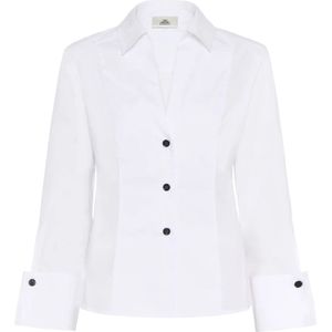 Karen by Simonsen, Dames, Blouses & Shirts, Wit, Maat: M Katoen,