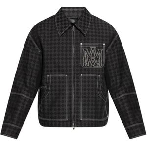 Amiri, Heren, Jassen, Zwart, Maat: 2XL Katoen,