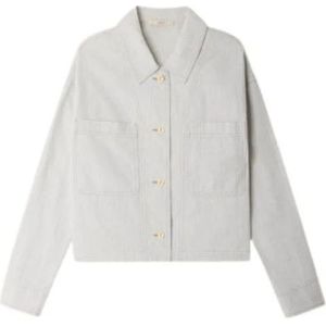 Sessun, Dames, Jassen, Grijs, Maat: M Katoen,