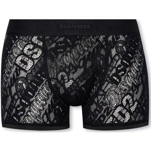 Dsquared2 Kant boxershorts , Black , Heren , Maat: XS