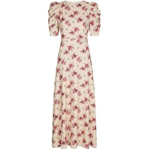 Neo Noir, Dames, Jurken, Roze, Maat: M Poliester,