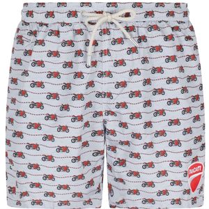 MC2 Saint Barth, Heren, Badkleding, Grijs, Maat: S Poliester,