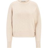 Betty & Co - Gebreide Trui - Beige - Dames - Met Structuur