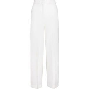 Max Mara, Dames, Broeken, Wit, Maat: S Katoen,