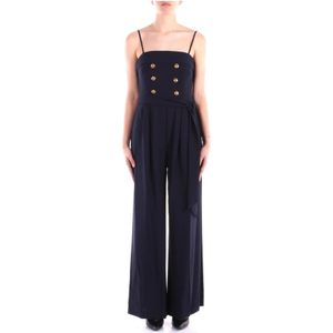 Ralph Lauren, Dames, Jumpsuits & Playsuits, Blauw, Maat: S Poliester,