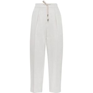 Brunello Cucinelli - Broeken - Wit
