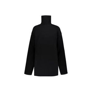 Balenciaga Oversized Coltrui , Black , Dames , Maat: XS