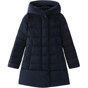 Woolrich, Dames, Mantels, Blauw, Maat: S Wol,