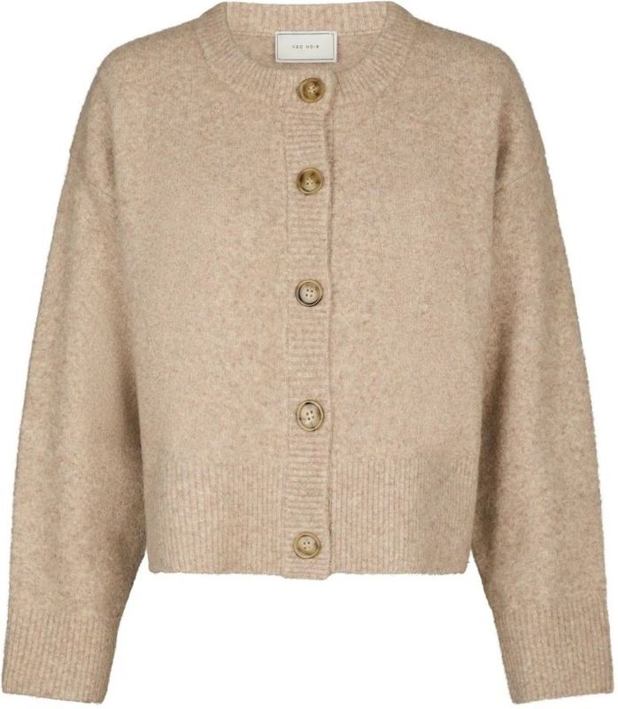 Neo Noir - Cardigan - Beige - Zand Melange